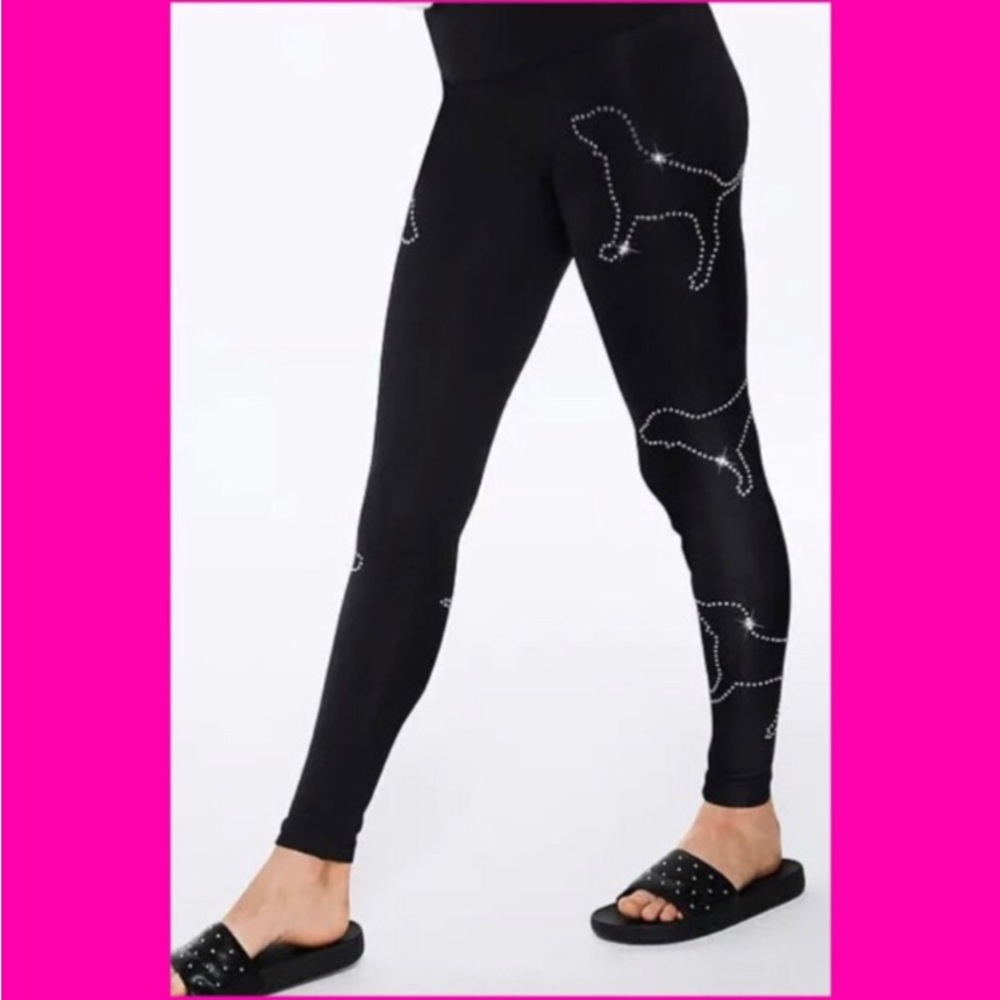 Victoria Secret PINK RHINESTONE BLING DOG LEGGINGS SOLD